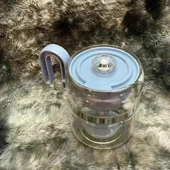 Vintage Gemco Glass Perk Percolator
USA 4 to 8 Cup Coffee  Maker Pot Blue - Picture 2 of 16